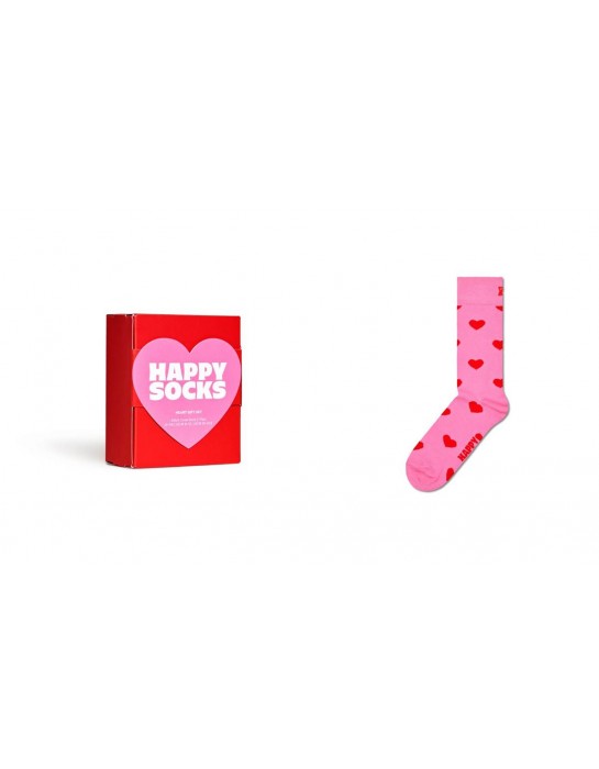 Happy Socks 1-Pack Heart Sock Gift Set Συσκευασία Δώρου (P000674)