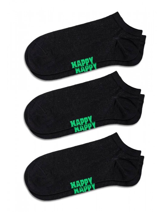 Happy Socks 3-Pack Solid Low Χαμηλές Κάλτσες (P001020)