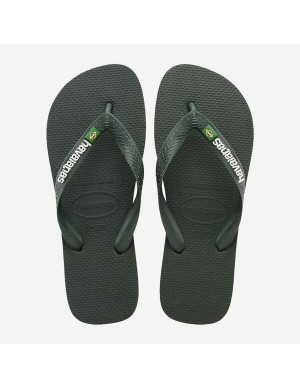 Havaianas Brasil Logo Green Olive Σαγιονάρες (4110850-5983)