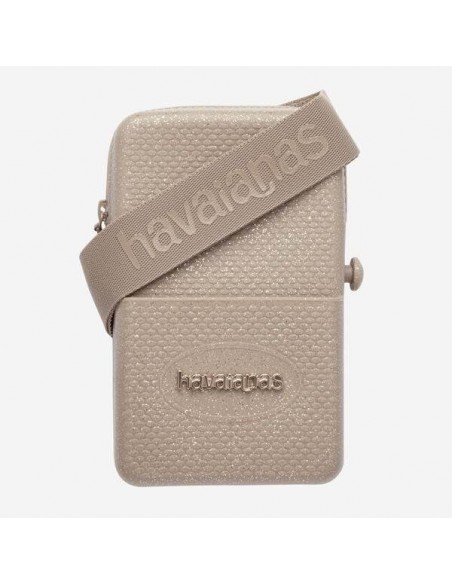 Havaianas Street Bag Glitter Golden Τσαντάκι Χιαστί Ώμου (4148233-0570)