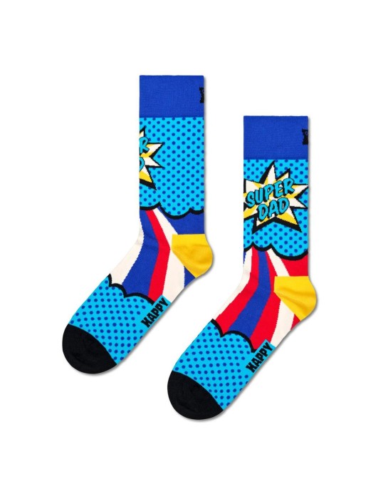 Happy Socks Super Dad Κάλτσα (DAD01-6300)