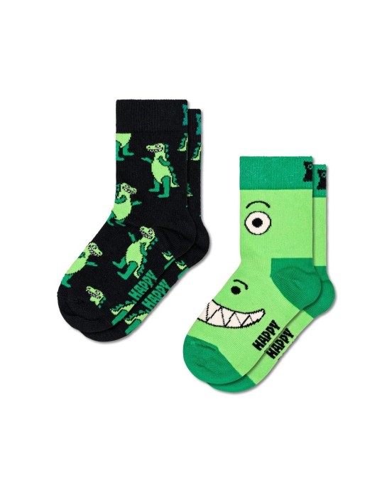 Happy Socks 2-Pack Dino Παιδική Κάλτσα (P000808)