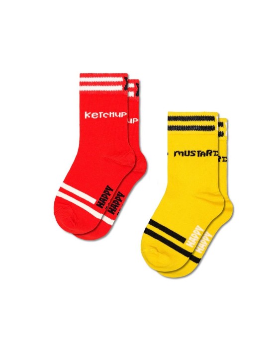 Happy Socks 2-Pack Ketchup Παιδικές Κάλτσες (P001468)