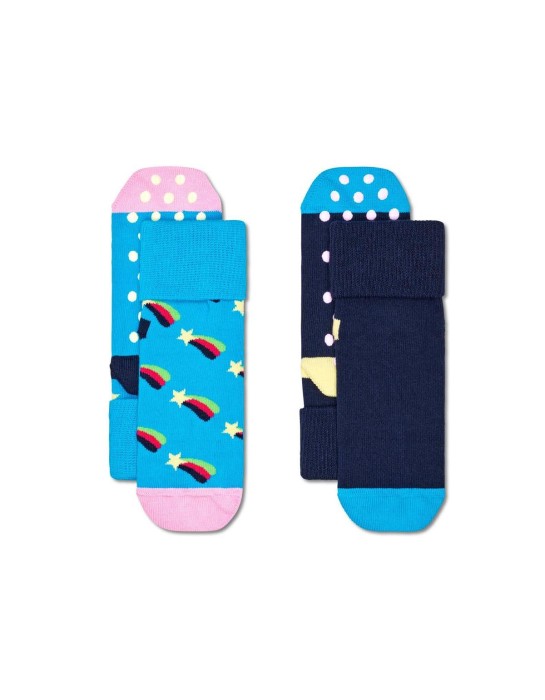 Happy Socks Antislip 2-Pack Shooting Star Παιδικές Κάλτσες (P001481)