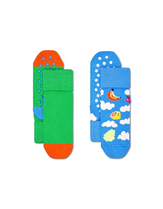 Happy Socks Antislip 2-Pack Cloudy Fruit  Παιδικές Κάλτσες (P001487)