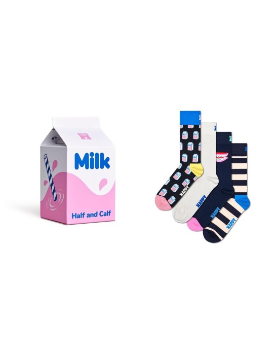 Happy Socks 4-Pack Milk Carton Gift Set Συσκευασία Δώρου (P001724)