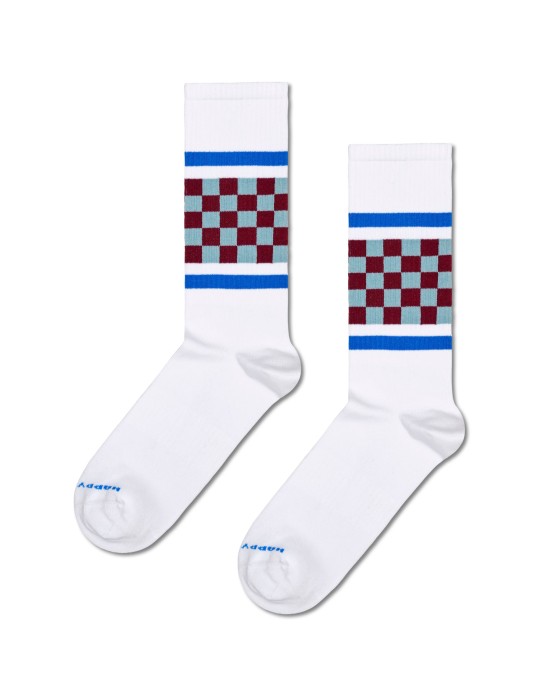 Happy Socks Checked Stripe Sneaker Κάλτσα (P001876)