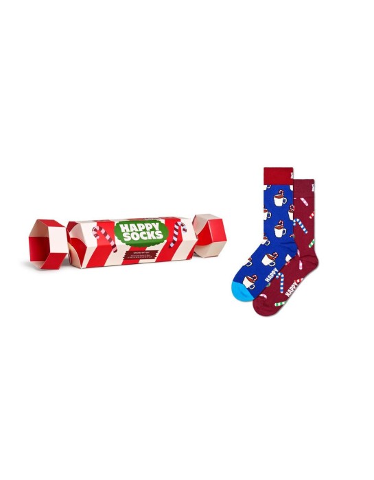 Happy Socks 2-Pack Holiday Striped Cracker Gift Set Συσκευασία Δώρου (P001738)