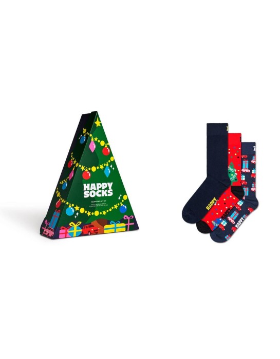 Happy Socks 3-Pack Holiday Tree Gift Set Συσκευασία Δώρου (P001739)