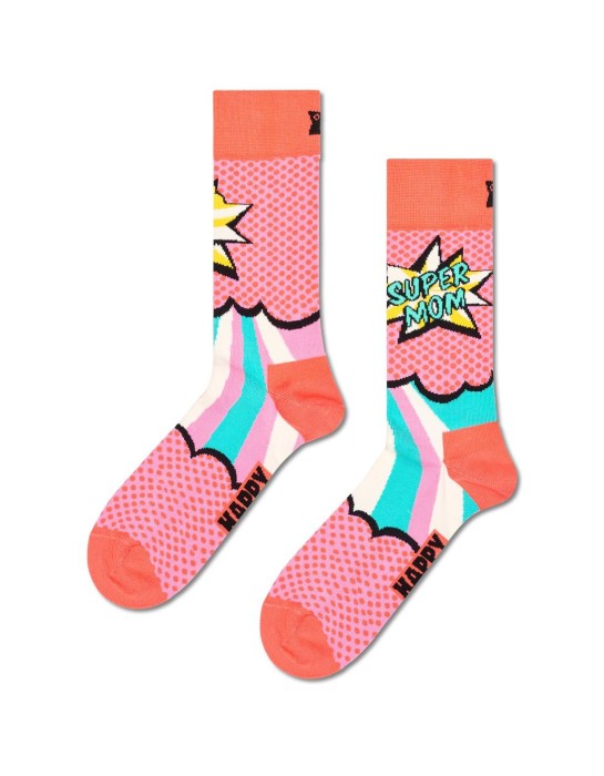 Happy Socks Super Mom Κάλτσα (MOM01-4000)