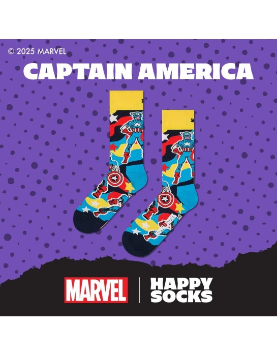 Happy Socks Marvel™ Avengers Captain America Κάλτσα (P003586)