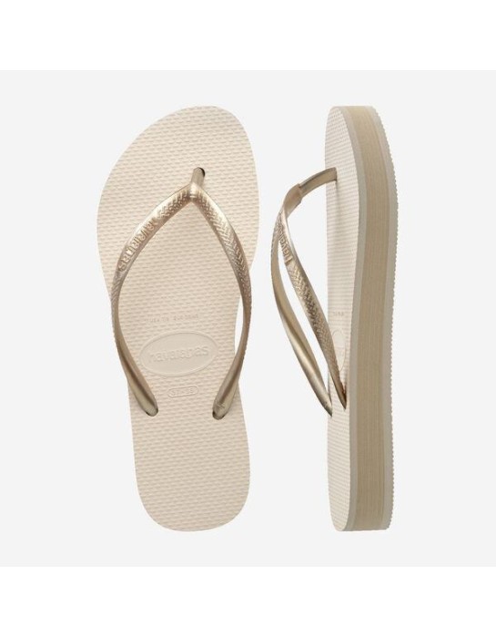 Havaianas Slim Flatform Beige...