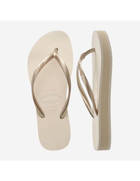 Havaianas Slim Flatform Beige Σαγιονάρες (4144537-0121)