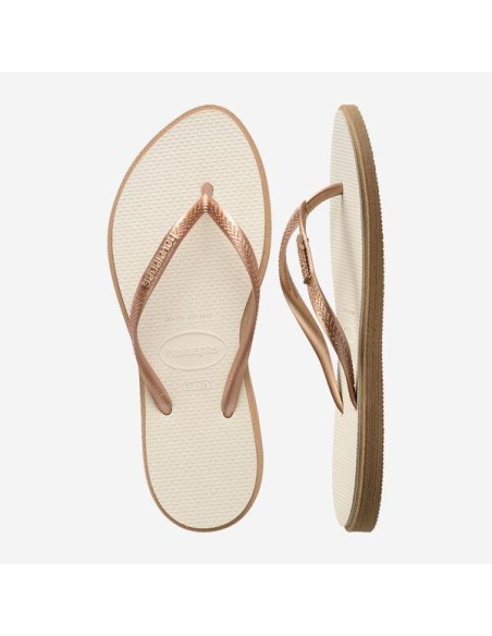 Havaianas Slim Point Rose Gold/Beige Σαγιονάρες (4149584-6842)