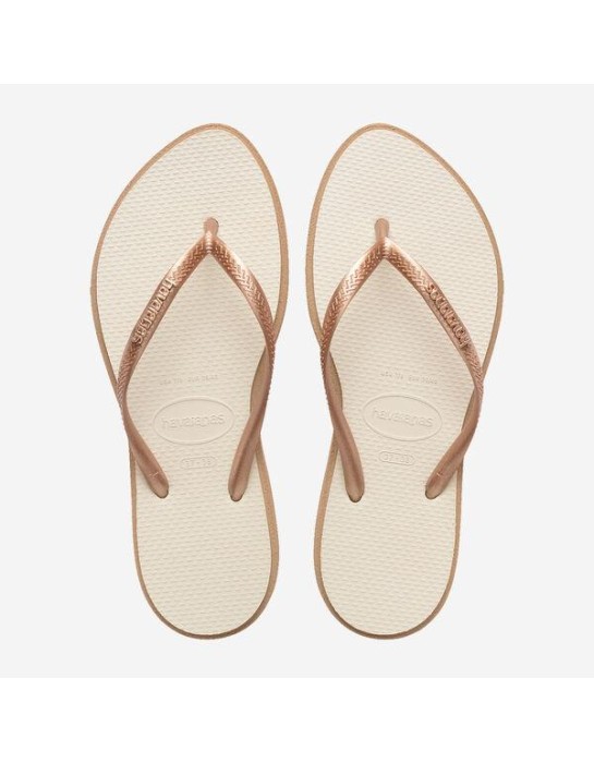Havaianas Slim Point Rose Gold/Beige...