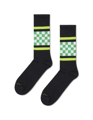 Happy Socks Checked Stripe Sneaker Αθλητική Κάλτσα (P003227)