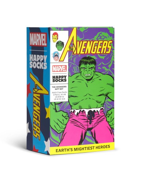Happy Socks Marvel™ Avengers 3-Pack Gift Set Συσκευασία Δώρου (P003594)