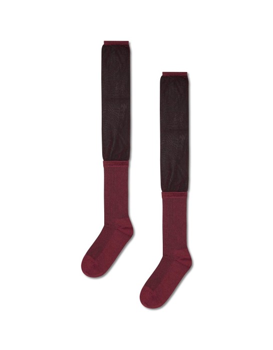 Happy Socks Solid Sheer Over The Knee...