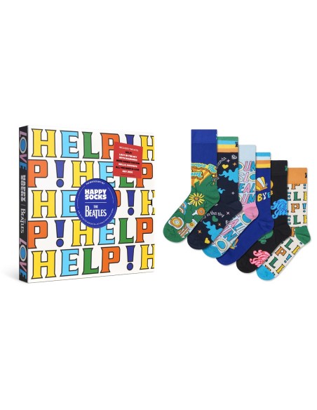 Happy Socks The Beatles 6-Pack Socks Gift Set Συσκευασία Δώρου (P003944)