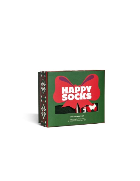 Happy Socks 2-Pack Knit And Bow Socks Gift Set Συσκευασία Δώρου (P003377)