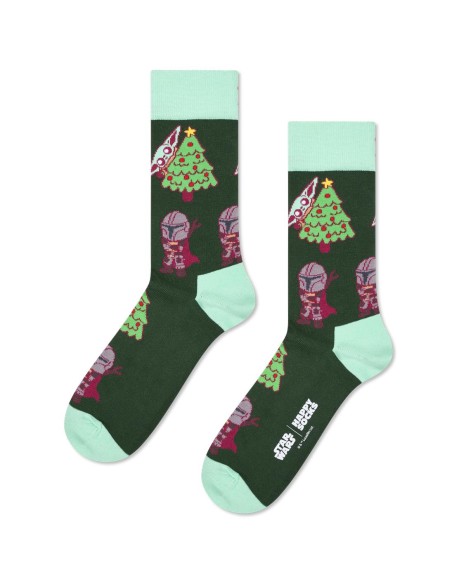 Happy Socks STAR WARS™ The Mandalorian XMas Tree Κάλτσα (P005347)