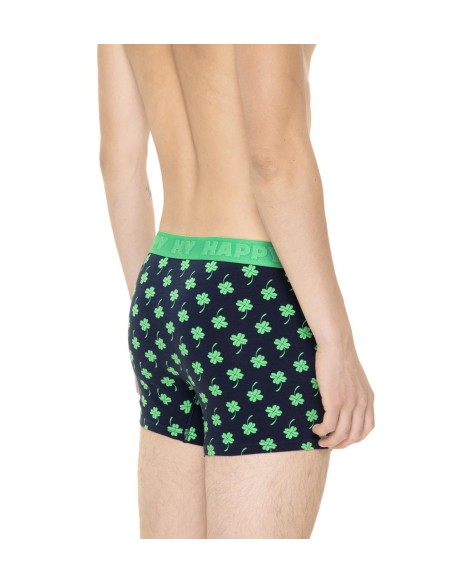 Happy Socks 1-Pack Clover Short Boxer Ανδρικό Εσώρουχο (P005191)