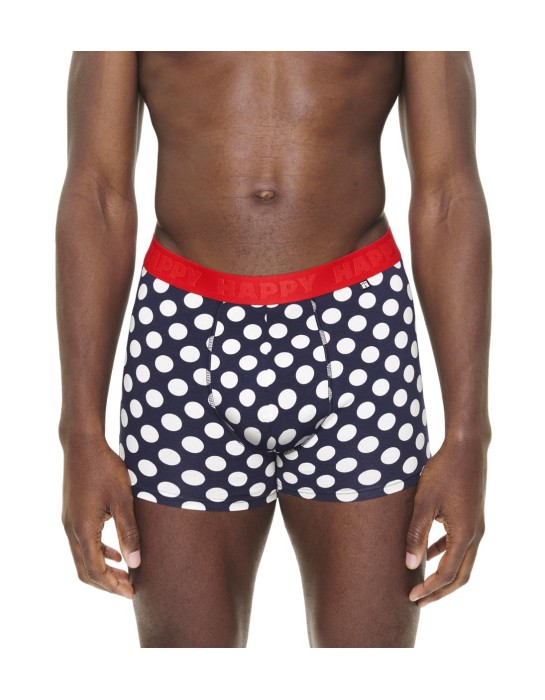 Happy Socks 1-Pack Navy Big Dot Short...