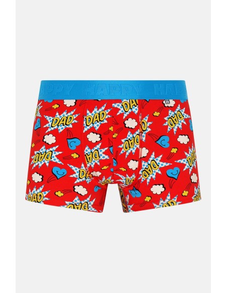 Happy Socks 2-Pack Super Dad Short Boxers Gift Set Συσκευασία Ανδρικά Εσώρουχα (P005201)