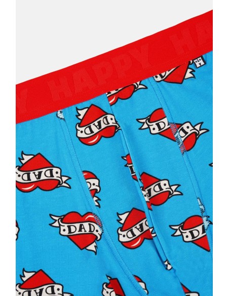 Happy Socks 2-Pack Super Dad Short Boxers Gift Set Συσκευασία Ανδρικά Εσώρουχα (P005201)