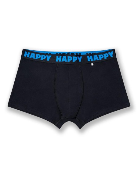 Happy Socks 3-Pack Black and White Short Boxers Gift Set Συσκευασία Ανδρικά Εσώρουχα (P005209)