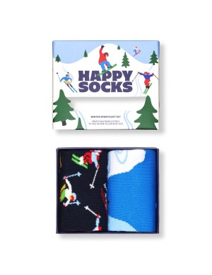 Happy Socks 2-Pack Winter Sports Socks Gift Set...