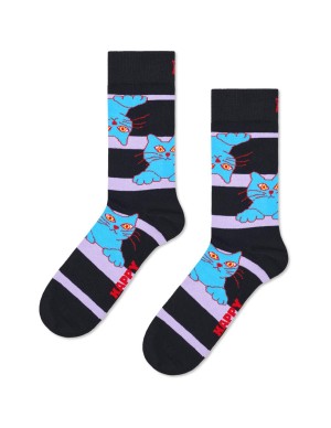 Happy Socks Cat On Stripe Κάλτσα (P004475)