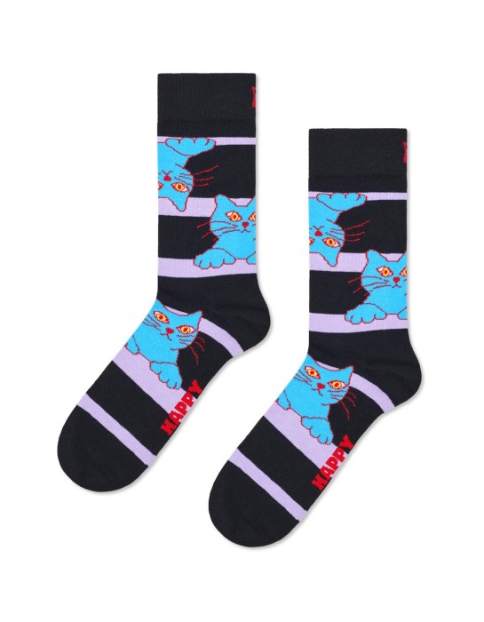 Happy Socks Cat On Stripe Κάλτσα...