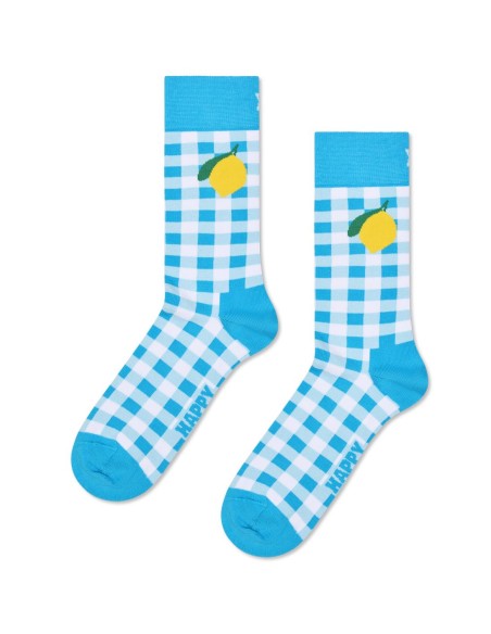 Happy Socks Gingham Lemon Κάλτσα (P004529)