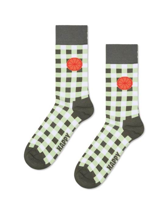 Happy Socks Gingham Orange Κάλτσα...