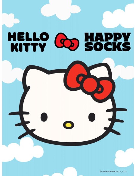 Happy Socks Hello Kitty Smiles Sneaker Κάλτσα (P005662)