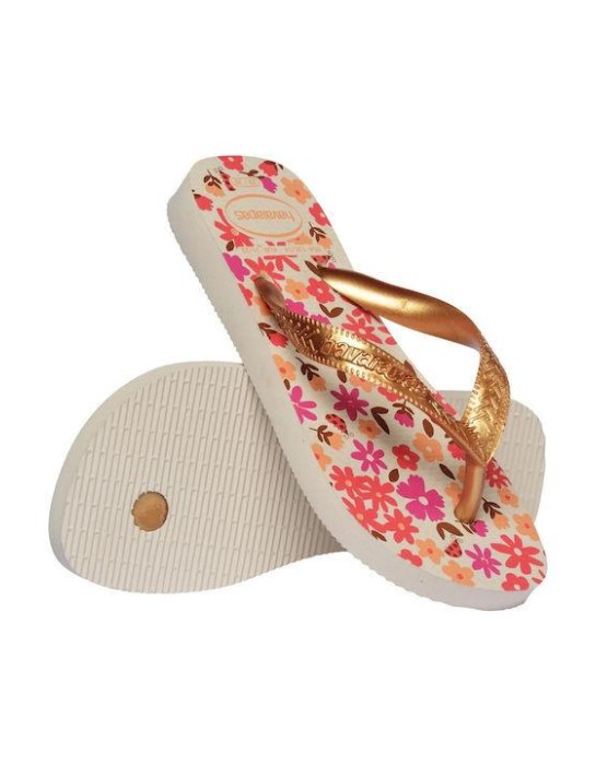 Havaianas Kids Flores Beige/Golden...
