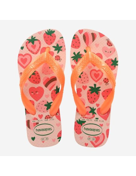 Havaianas Kids Flores Pink/Confeti Παιδικές Σαγιονάρες (4000052-2792)