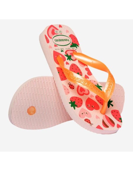 Havaianas Kids Flores Pink/Confeti Παιδικές Σαγιονάρες (4000052-2792)