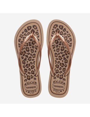 Havaianas Slim Animals Rose Gold/Rose Gold Σαγιονάρες...