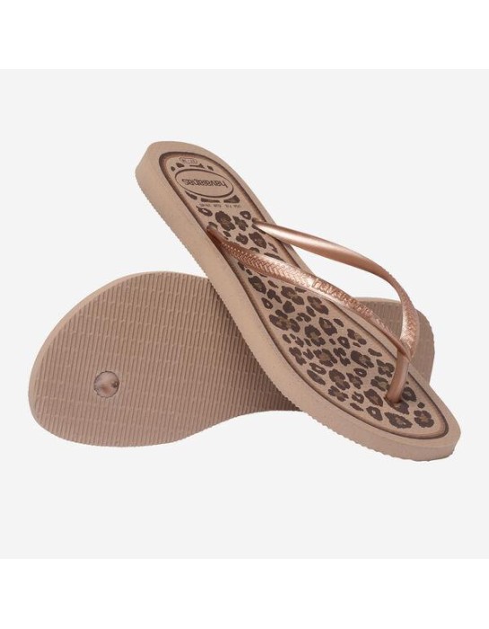Havaianas Slim Animals Rose Gold/Rose...