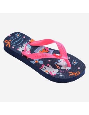 Havaianas Kids Fantasy Navy Blue/Pink Παιδικές Σαγιονάρες... 2