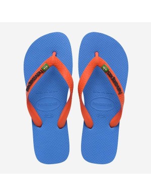 Havaianas Brasil Logo Blue/Orange Σαγιονάρες (4110850-2609)