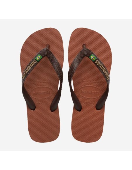 Havaianas Brasil Logo Rust/Coffee Σαγιονάρες (4110850-2815)