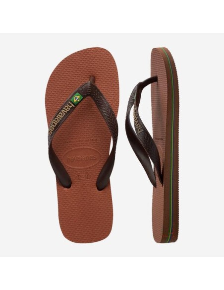 Havaianas Brasil Logo Rust/Coffee Σαγιονάρες (4110850-2815)