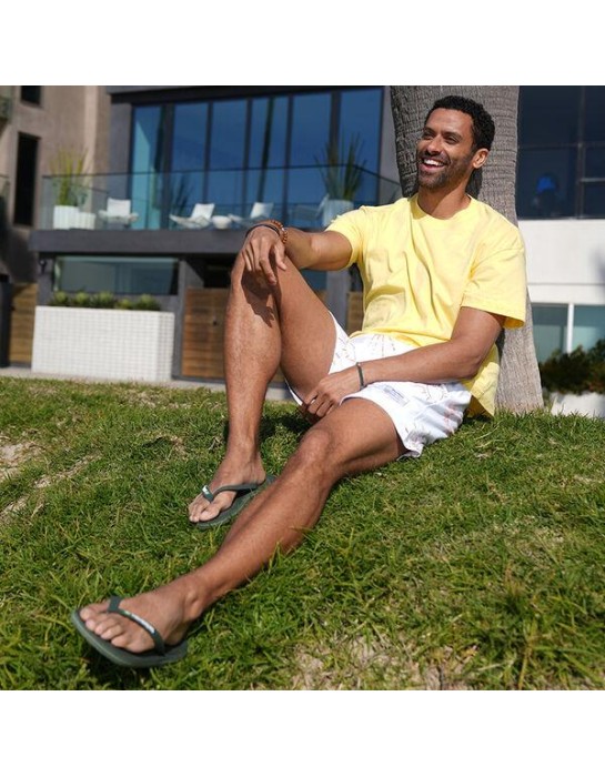 Havaianas Brasil Logo Green Olive...