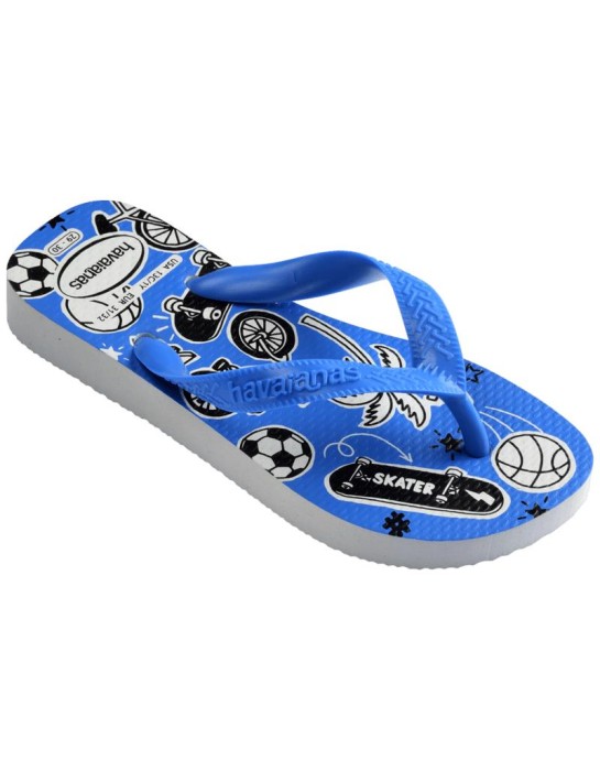 Havaianas Kids Athletic White/Blue...