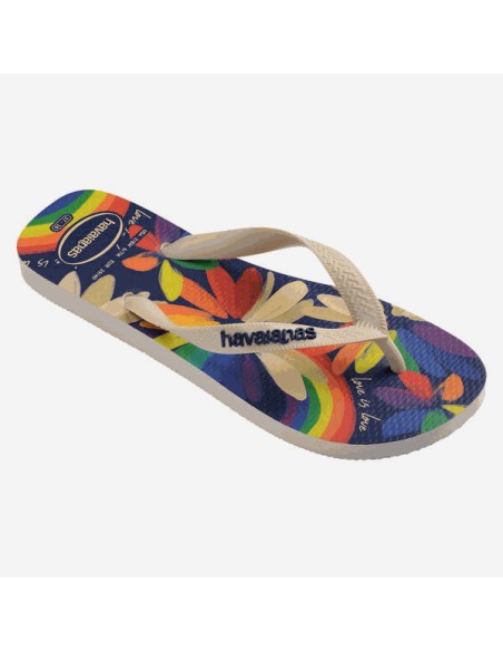Havaianas Top Pride Beige Straw Σαγιονάρες (4146673-8811)