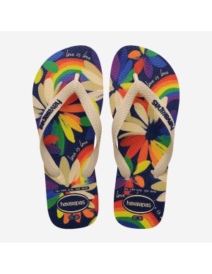 Havaianas Top Pride Beige Straw Σαγιονάρες (4146673-8811)