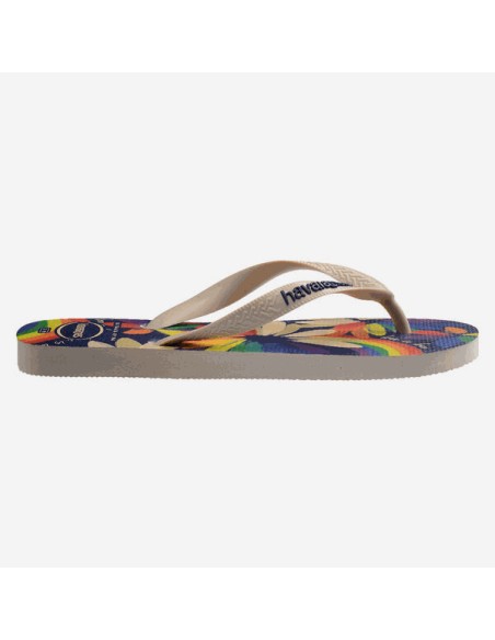 Havaianas Top Pride Beige Straw Σαγιονάρες (4146673-8811)